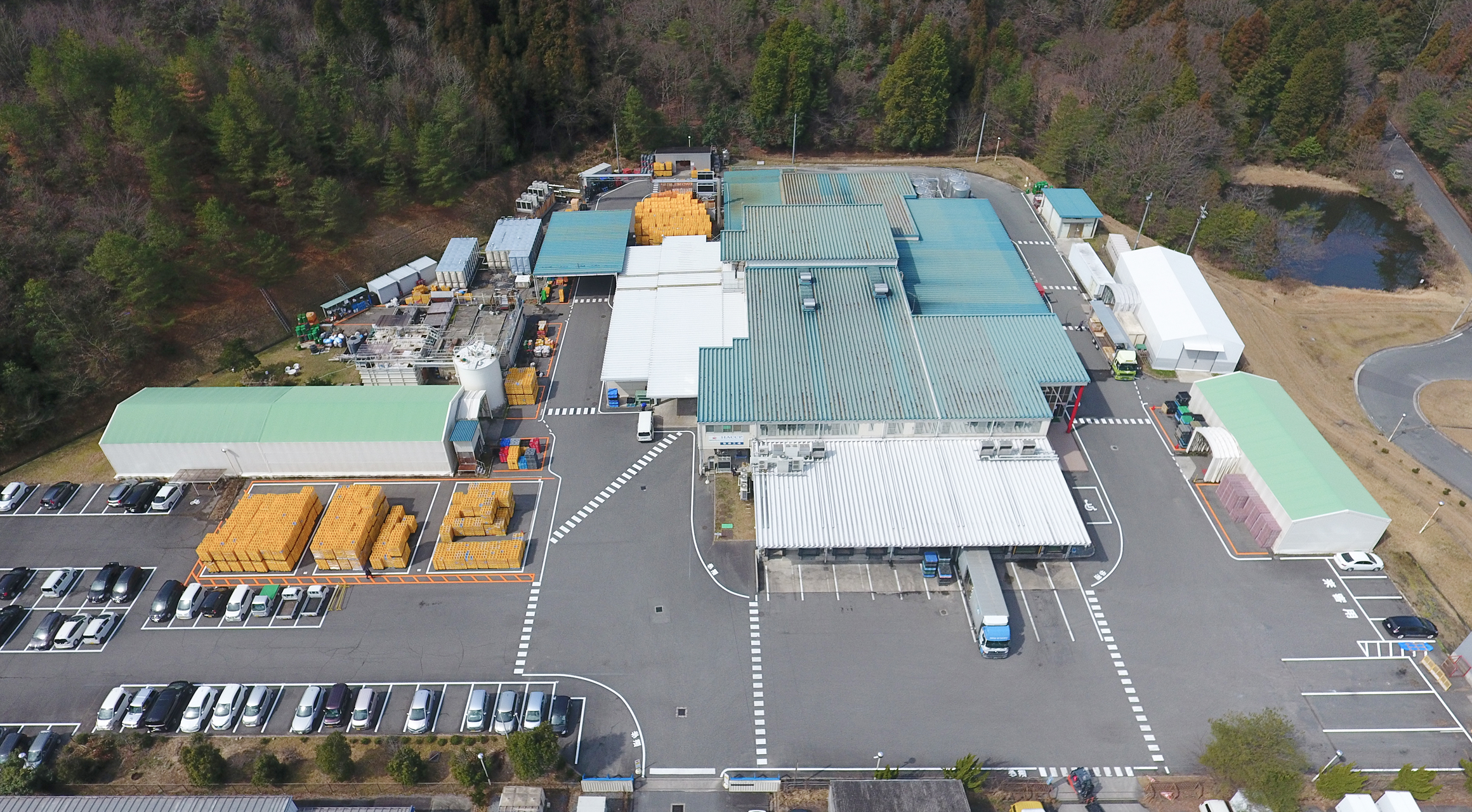 ヒロキョー工場上空からの写真