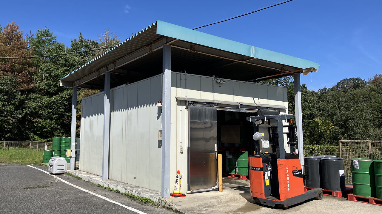 屋外倉庫の写真