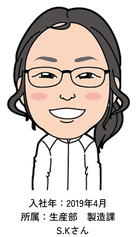 生産部スタッフのイラスト